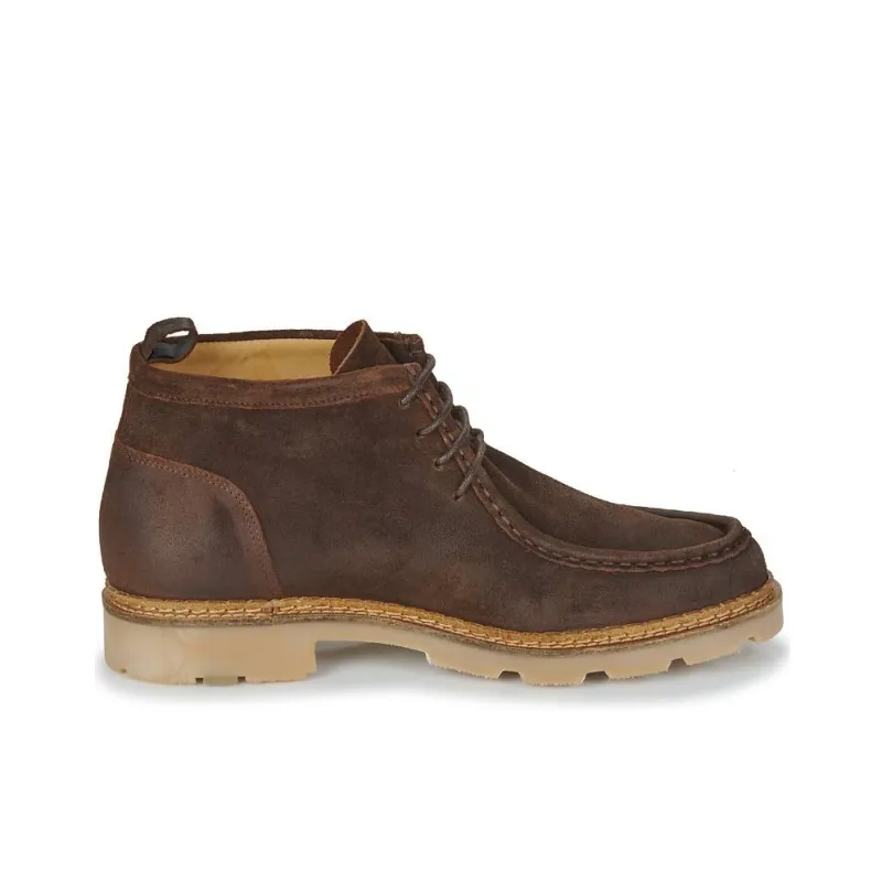 PELLET MARIO Ankle Boots 3cm Men's Dark Brown-1