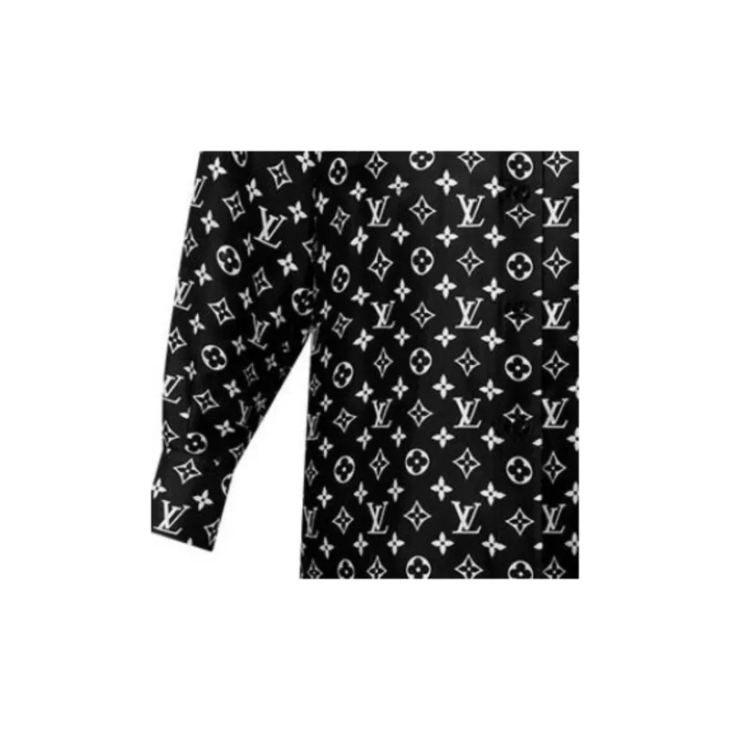LOUIS VUITTON Monogram Silk Shirt-6