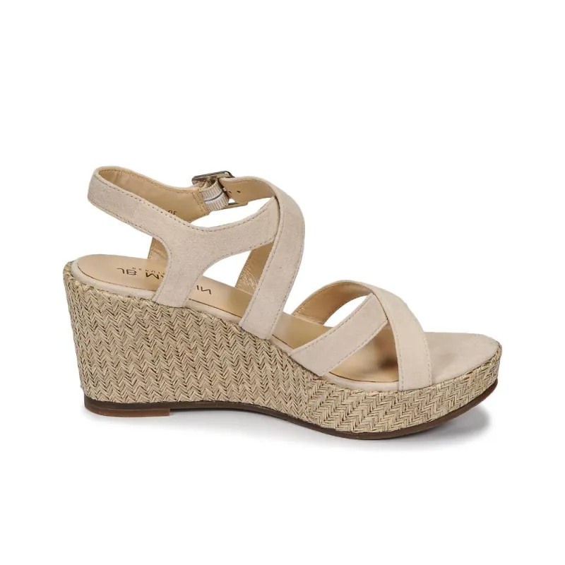 JB MARTIN Darelo Strap Sandals 8cm Women's Beige-1