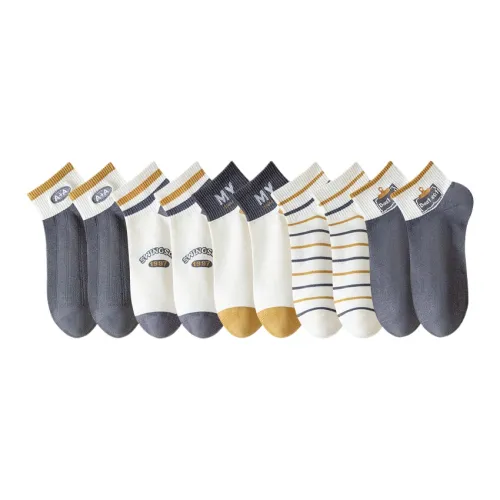 Cotton Gene Ankle Socks Men's 10 Pack