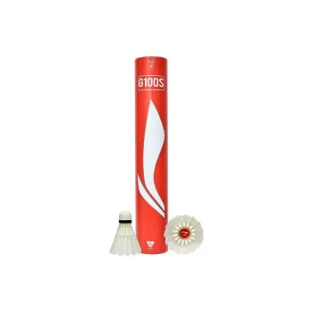 LiNing G100S Goose Feather Shuttlecock 12 Pack Goose Feather Competition And Training Specific Shuttlecocks