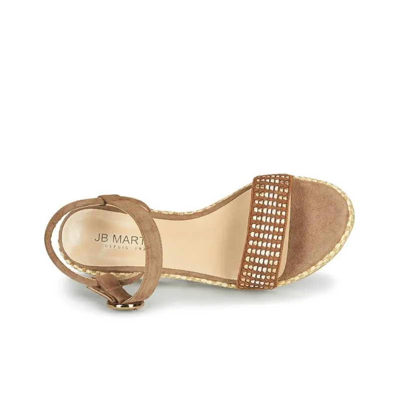 JB MARTIN Jadena Strap Sandals Women's Khaki-5