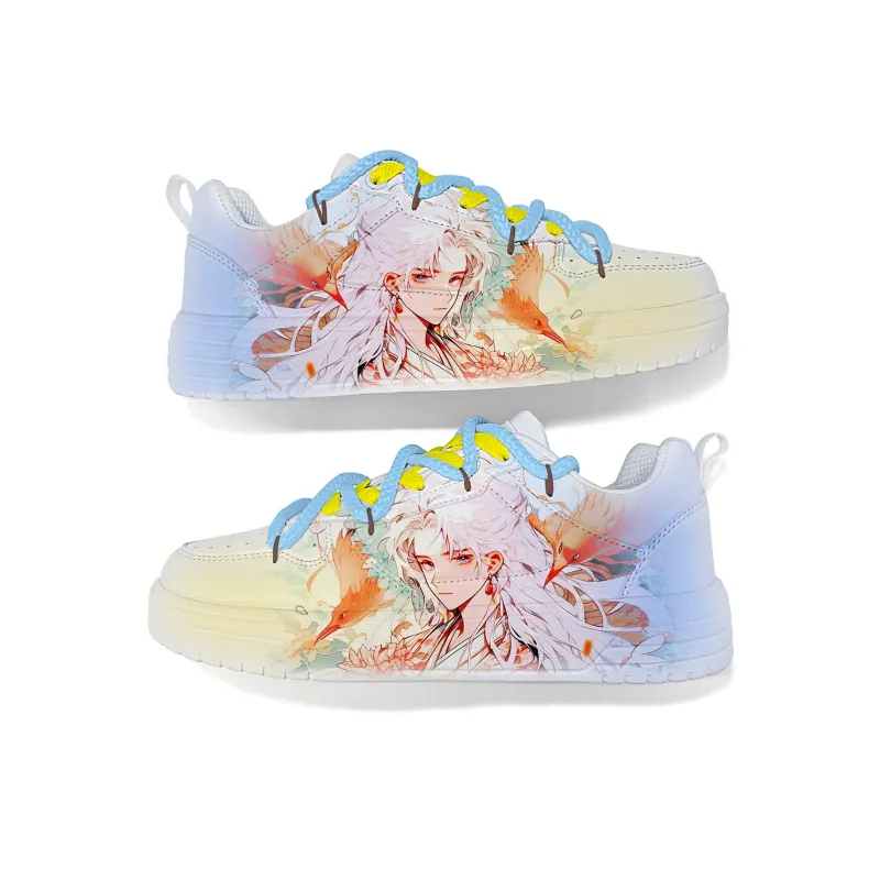 Cold Cicadas Yesterday Slip-Resistant Low-Top Skateboard Shoes Unisex-2