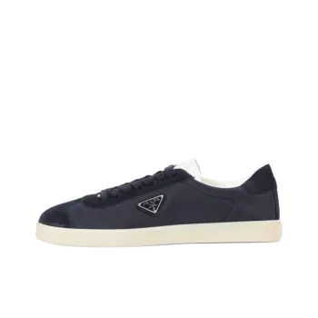 PRADA Low-Top Skateboard Shoes Men's Dark Blue
