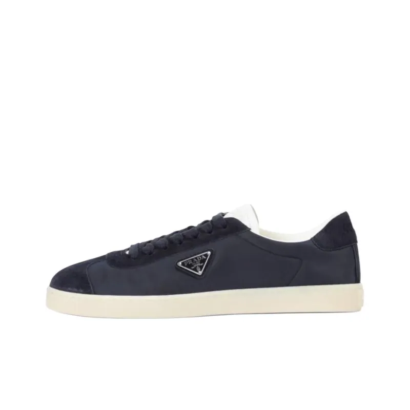 PRADA Low-Top Skateboard Shoes Men's Dark Blue-0