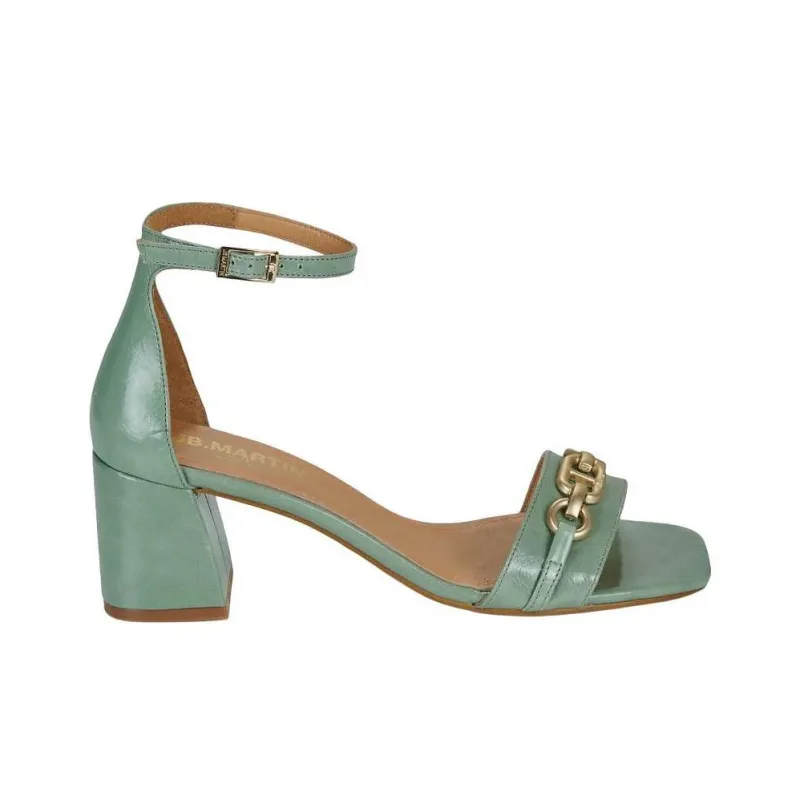 JB MARTIN Vodette Strap Sandals 6cm Women's Green-1