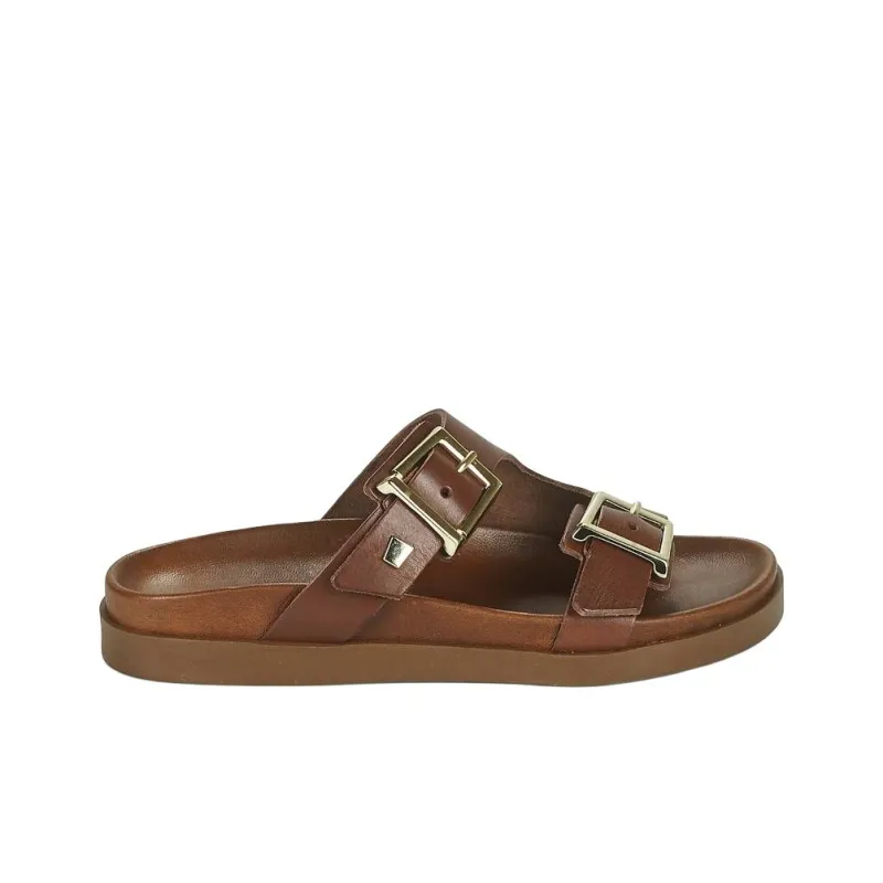 JB MARTIN Slide Slippers Women's Brown-1