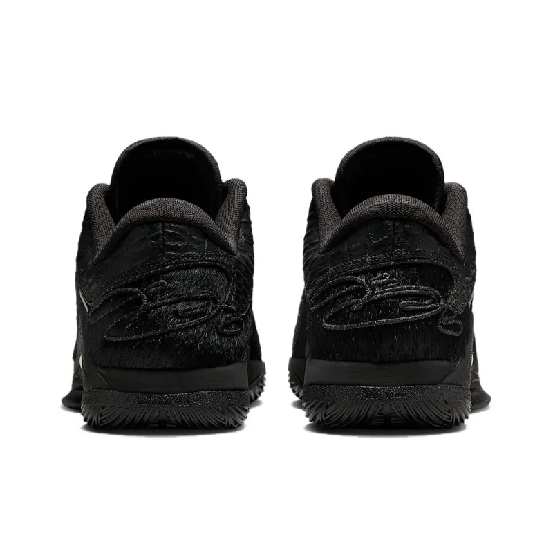 Nike LeBron 22 Anti-Slip Wear-Resistant Low-Top Basketball Shoes Men's Black-4