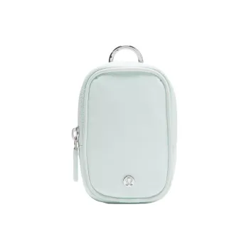 Lululemon Recycled Nylon Key Pouch Nano Unisex Mint Breeze