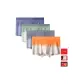 [4-Pack Heart Box Set]5A Antibacterial Seamless[Tranquil Blue+Mint Green+Ivory Gray+Light Orange]