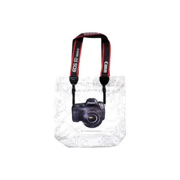 Canon Portable Casual Canvas Camera Bag R5 Shopping Bag Styling Individual Students Commemoration Crossbody Bag