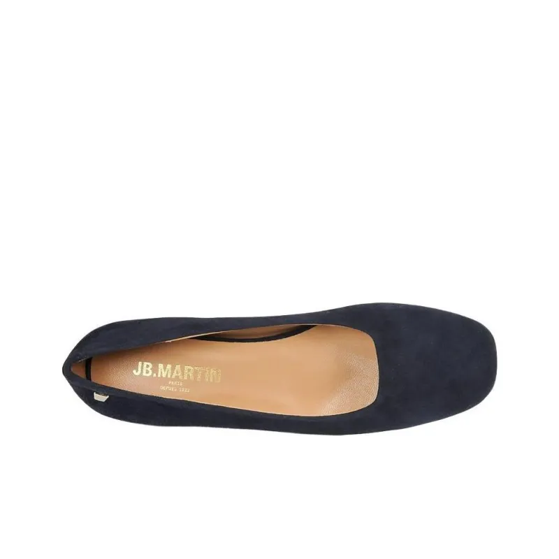 JB MARTIN Virginia Chunky Heel High Heels 3.5cm Women's Blue-5