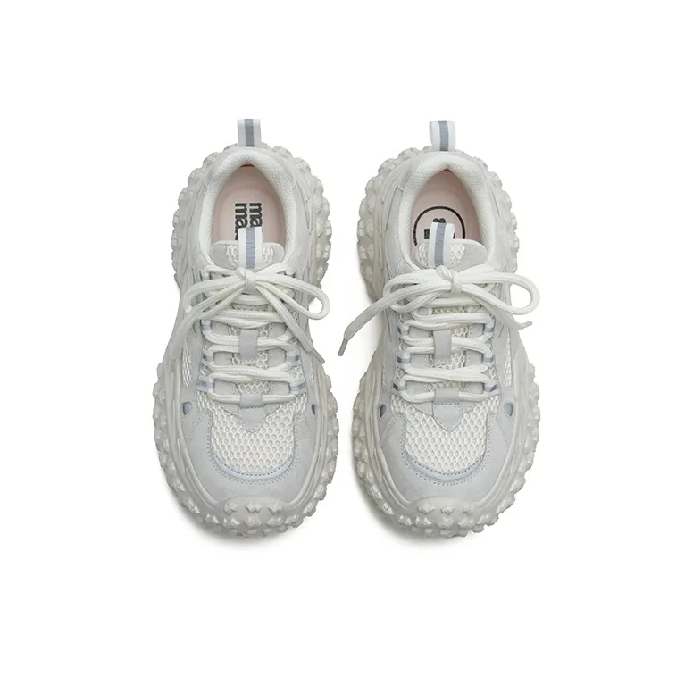 MASOOMAKE Breathable Lightweight Height Increasing Low Top Chunky Sneakers Women's-3