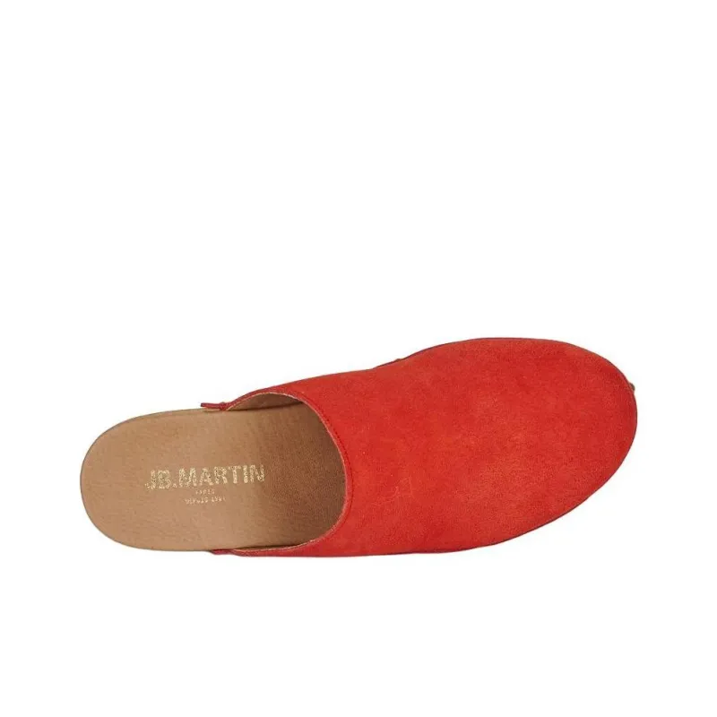 JB MARTIN Wrap toe Slippers Women's Red-4
