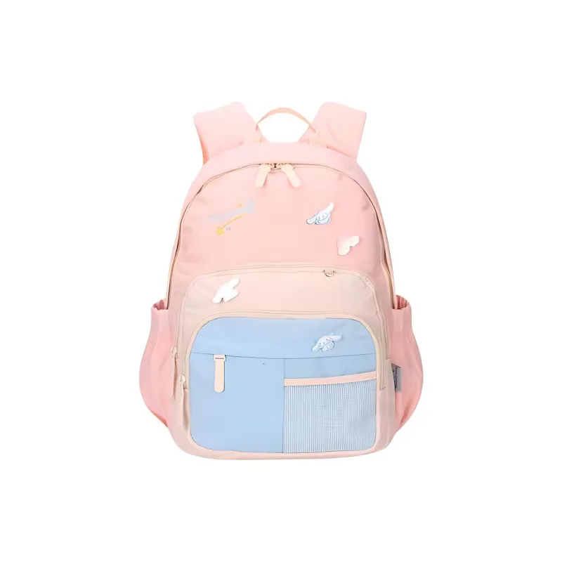 Hello Kitty Polyester Backpack Kids' Blue & Pink-0