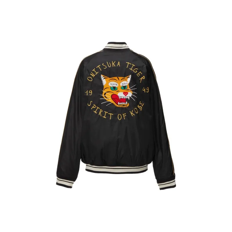 Onitsuka Tiger Jackets Coats Unisex Black-1