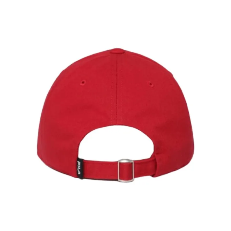 FILA Cotton Baseball Caps Women's Red-2