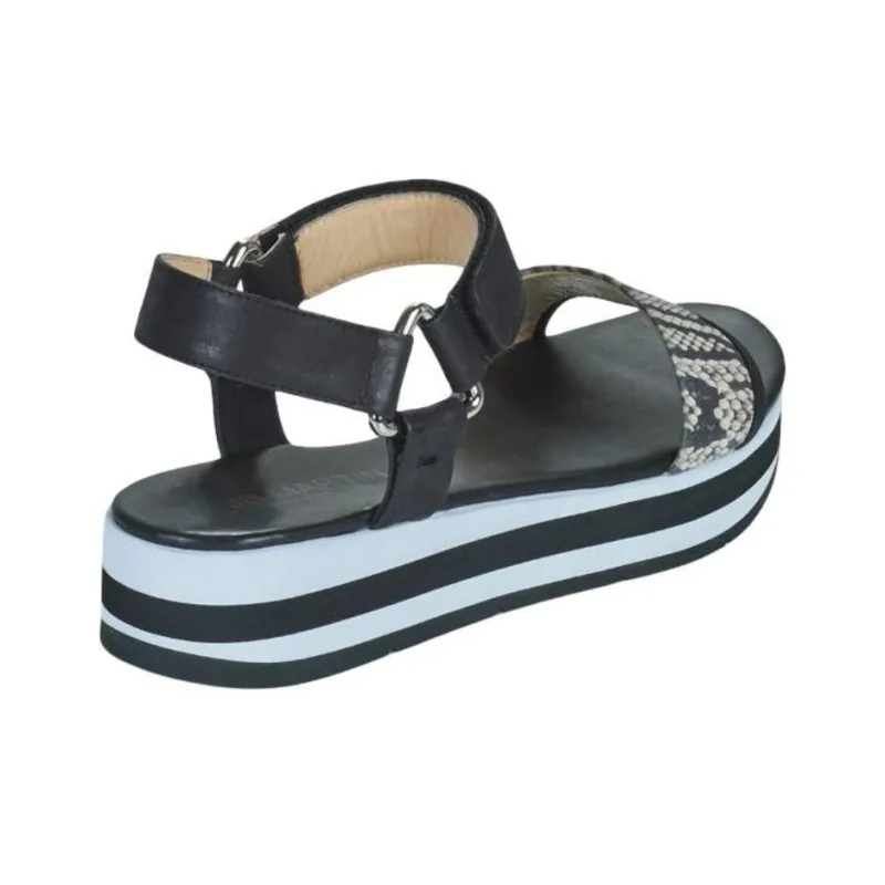 JB MARTIN Imani Strap Sandals 4.5cm Women's Black-4