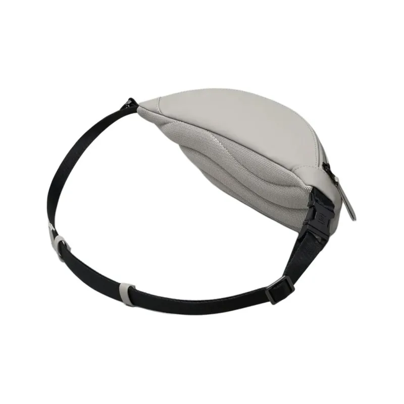 Gaston Luga Recycled Polyester Crossbody Bag, Fanny Pack Unisex Taupe-2