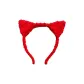 Red Cat Ear Headband