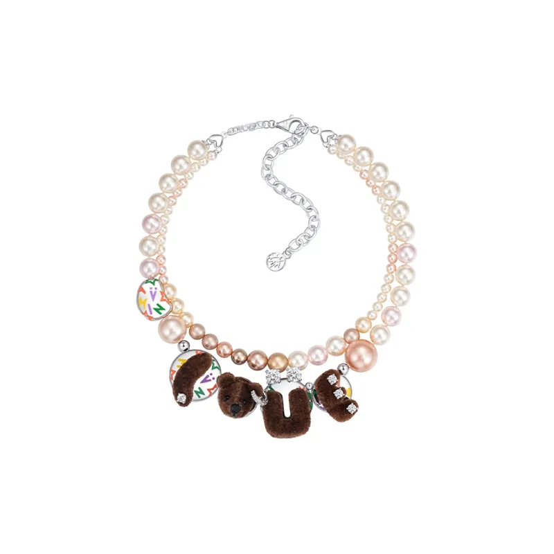 YVMIN Bear motif Necklace-0
