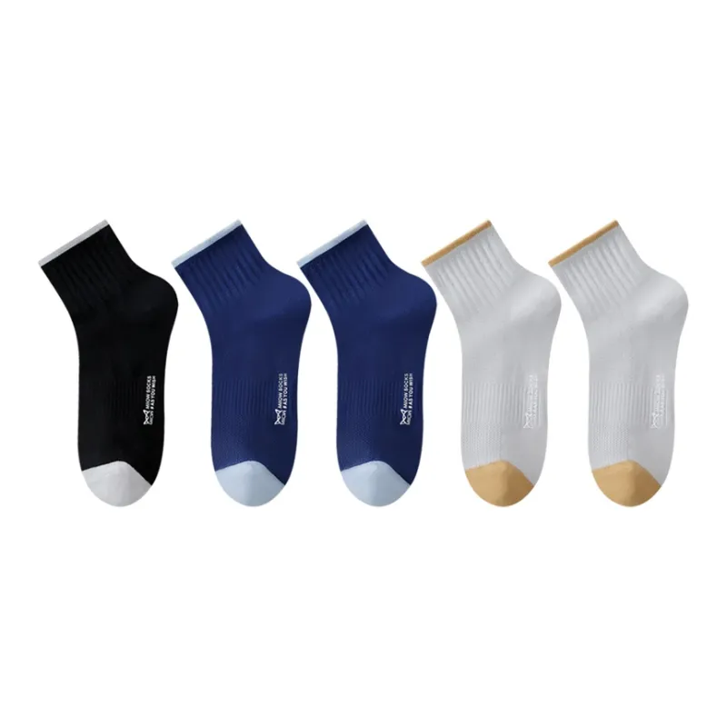 MIIOW Cool One Summer Series Mid Calf Socks Men's 5 Pack-28