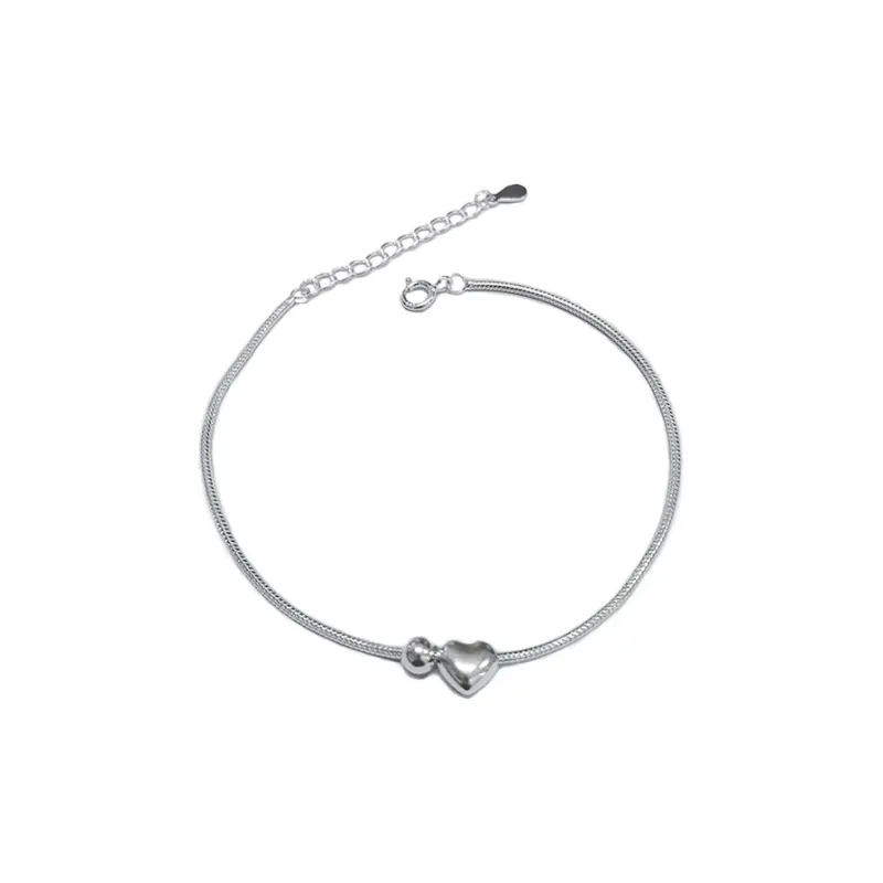 Heart Grass S925 Silver Bracelets Women's-0