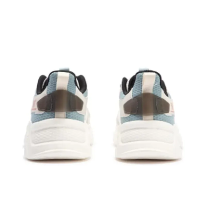 361° Abrasion-Resistant Low-Top Casual Shoes Men's White Beige Blue-3