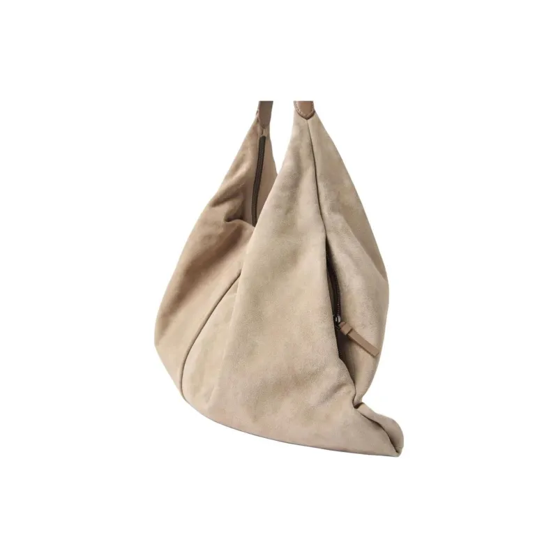 Brunello Cucinelli Logo Embossed Shoulder Bag-1