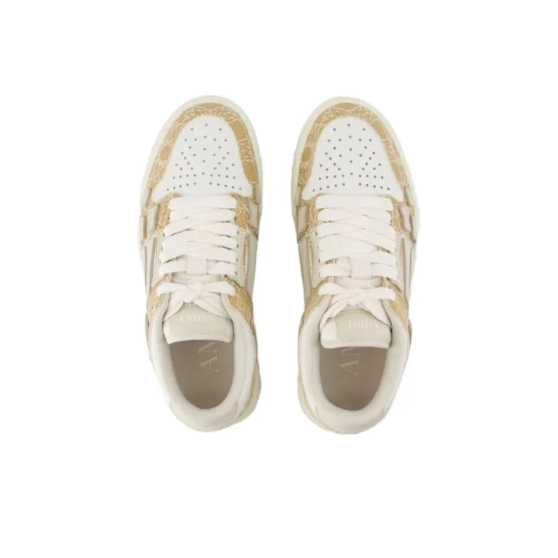 AMIRI Low Top Skateboard Shoes Women's Yellow-3
