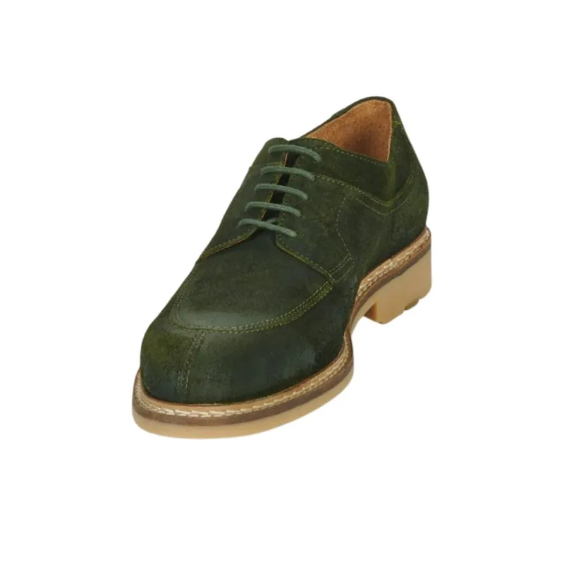 PELLET Dress Shoes Men Low Top Green-3