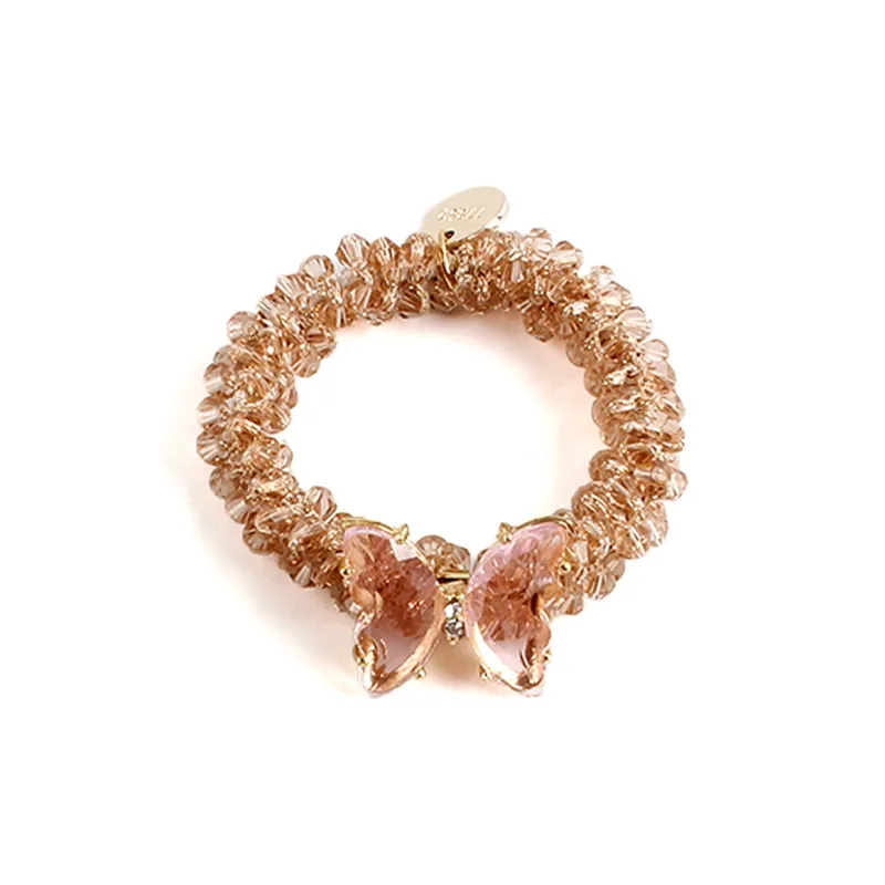 QIHUAMANYU Acrylic, Crystal Hair Tie Women's-6