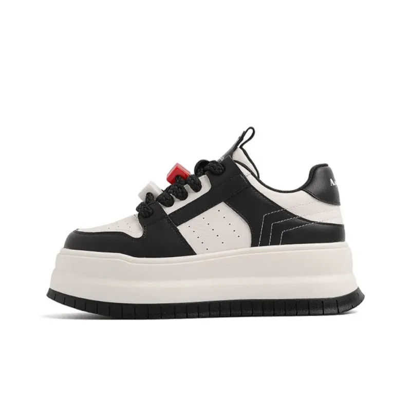 CHERRY&KALIKA Anti-Slip Wear-Resistant Lightweight Breathable Height Increasing Low-Top Skateboard Shoes Women's-0