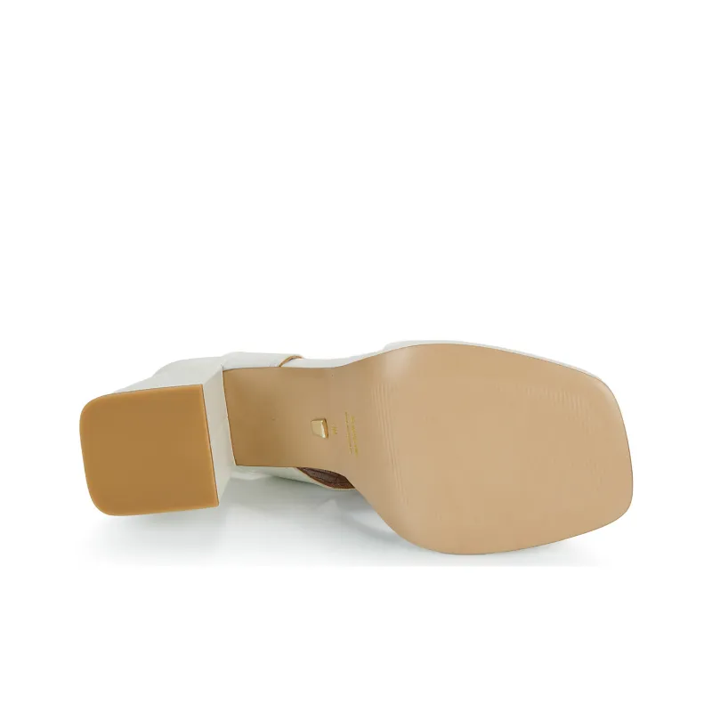 JB MARTIN Murano Strap Sandals 10cm Women's White-6