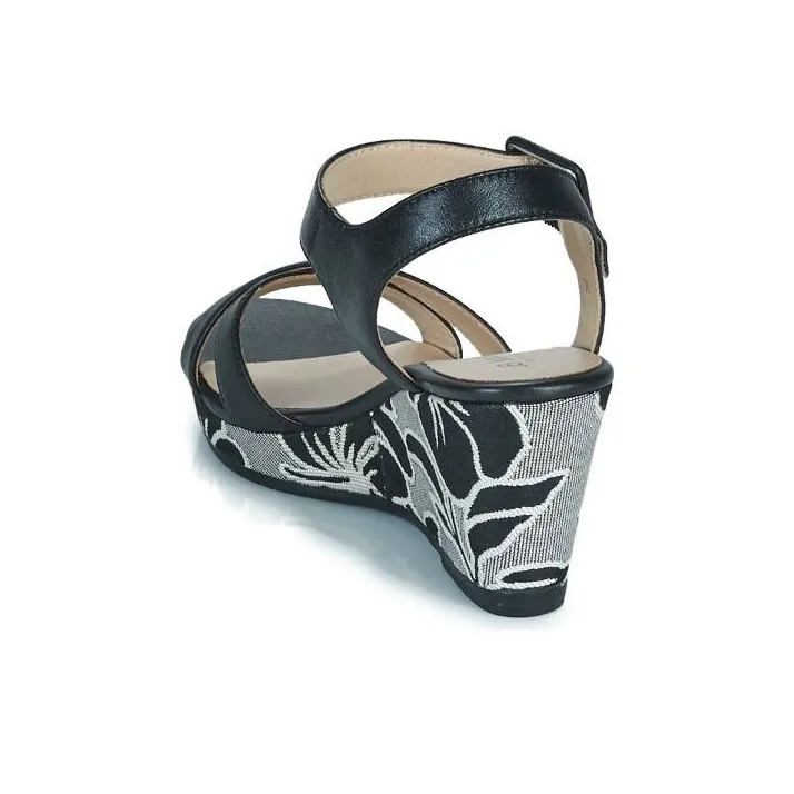 JB MARTIN Querida Strap Sandals 8cm Women's Black-4