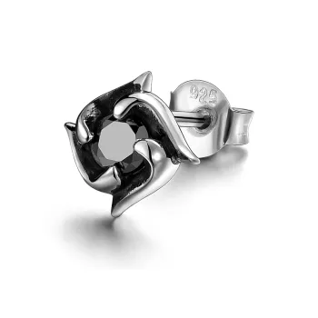 MYSH 925 Sterling Silver Stud Earrings Men's