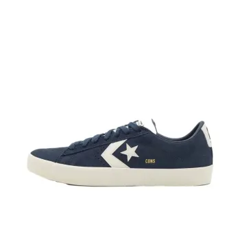 Converse Anti Slip Wear Resistant Low Top Skateboard Shoes Men's Blue