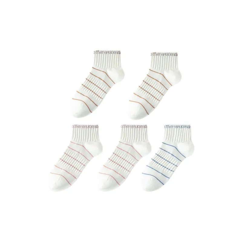 Cotton Gene Ankle Socks Women's 5 Pack-4
