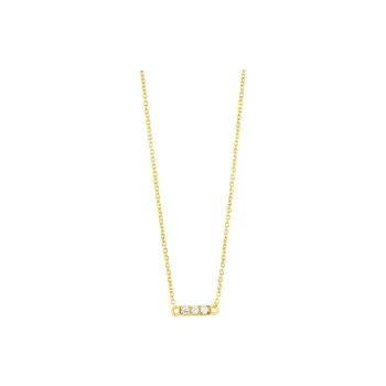Radiant Stainless Steel Necklaces Men's Gold