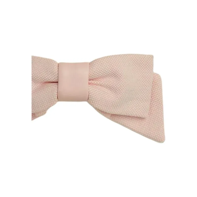 HERMES Lambskin Hair Clips Women's Light Rose-2
