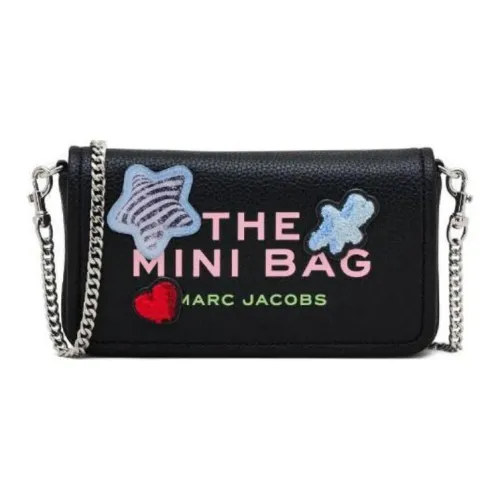 MARC JACOBS Leather Crossbody Bag Shoulder Bag Mini Women's Black
