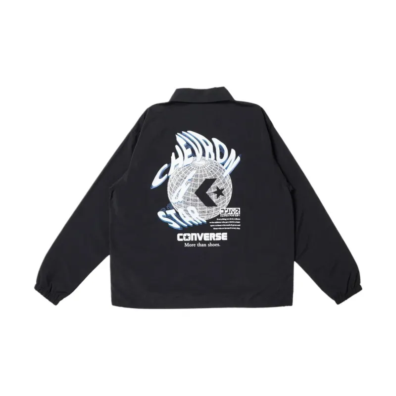 Converse COACHES JACKET Men's Black-1