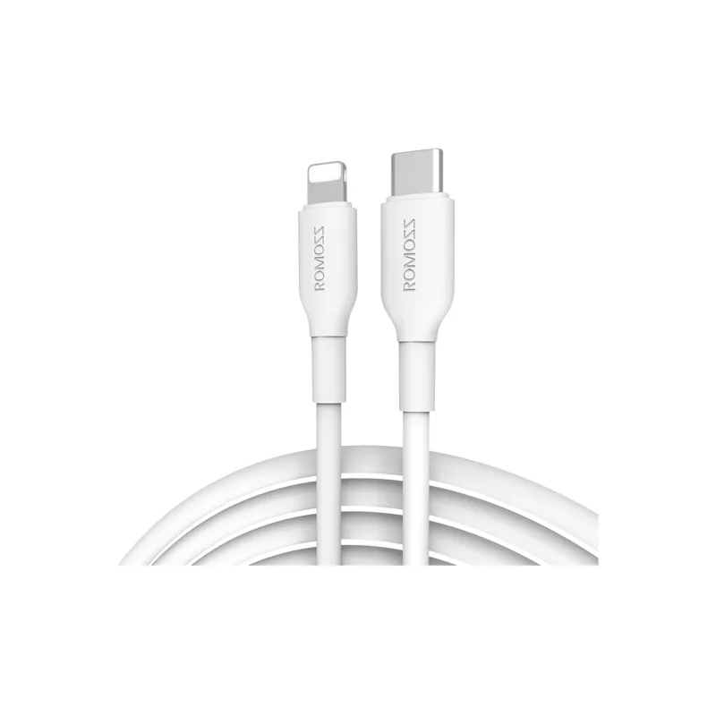ROMOSS CB12 0.2/1/1.5/2.0m A To Lightning Type C To Lightning Safe Fast Charging No Damage To Device Apple Cable-4