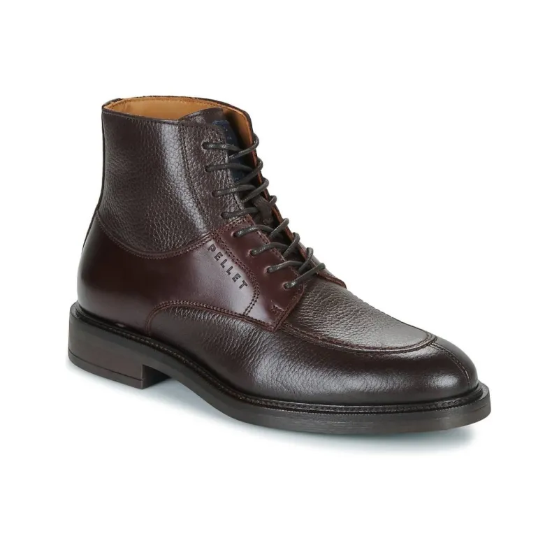 PELLET BASTIEN Ankle Boots 3cm Men's Chocolate-3
