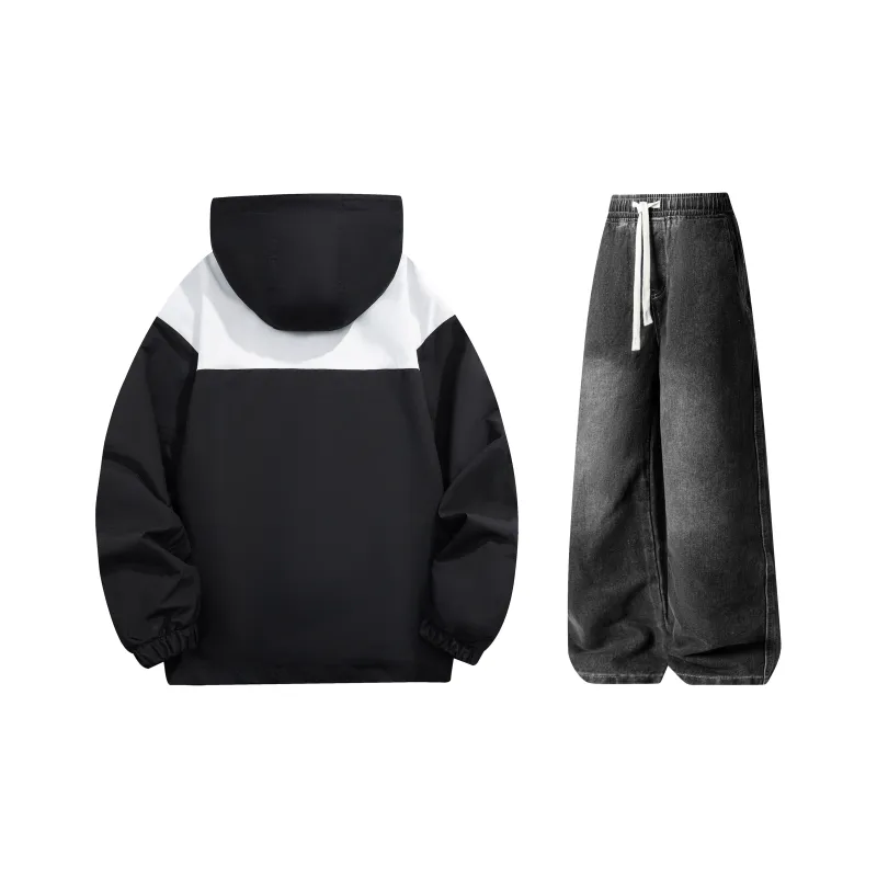 A.X.S.K Casual Sportswear Unisex Black-5