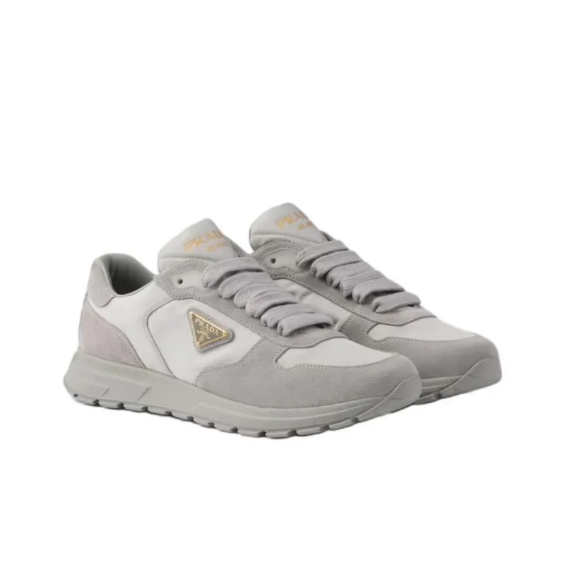 PRADA Prax 2.0 Low Top Casual Shoes Women's Gray-2