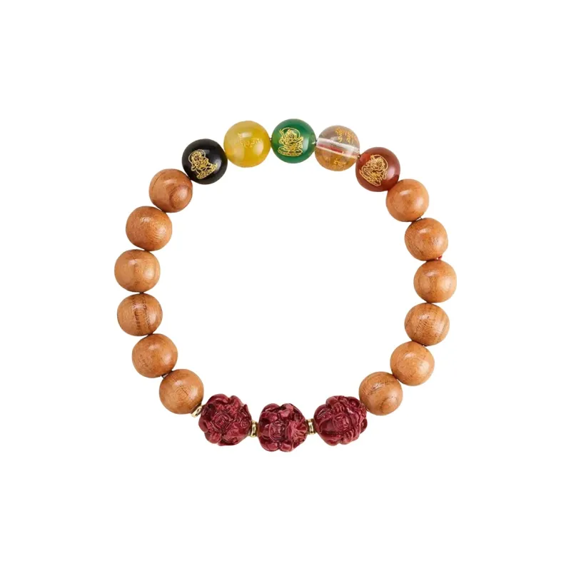 JIUHUASHAN Peachwood Bracelets Unisex-20