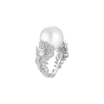 Boucheron 18K White Gold Rings Women's Silver