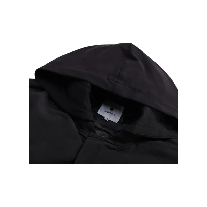 Gxg Jeans Trench Coat Men's Black-2