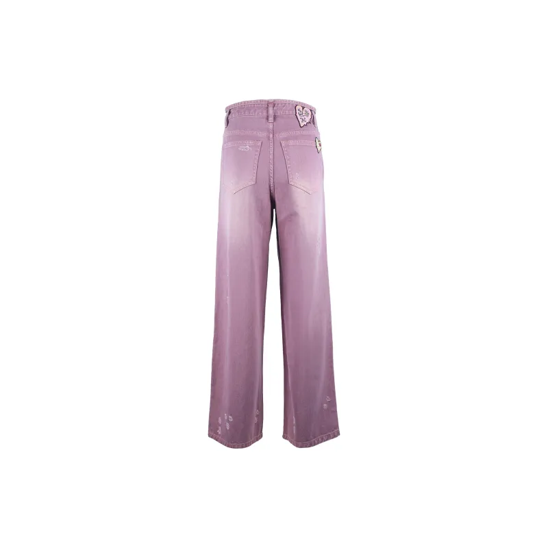 Valeria Obbaco Jeans Unisex Purple-1